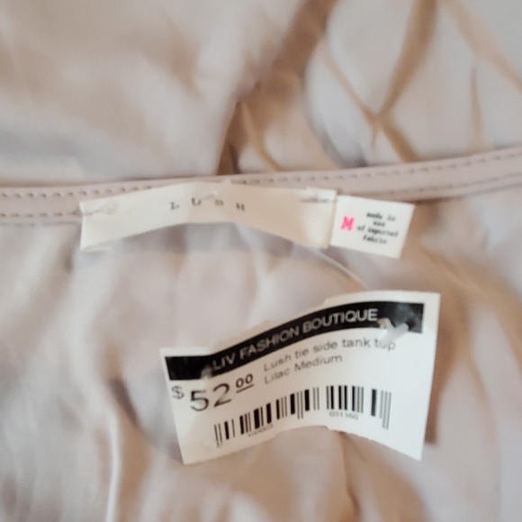 NWT Lush Wrap Side Tie Short Sleeved Shirt - Picture 8 of 8